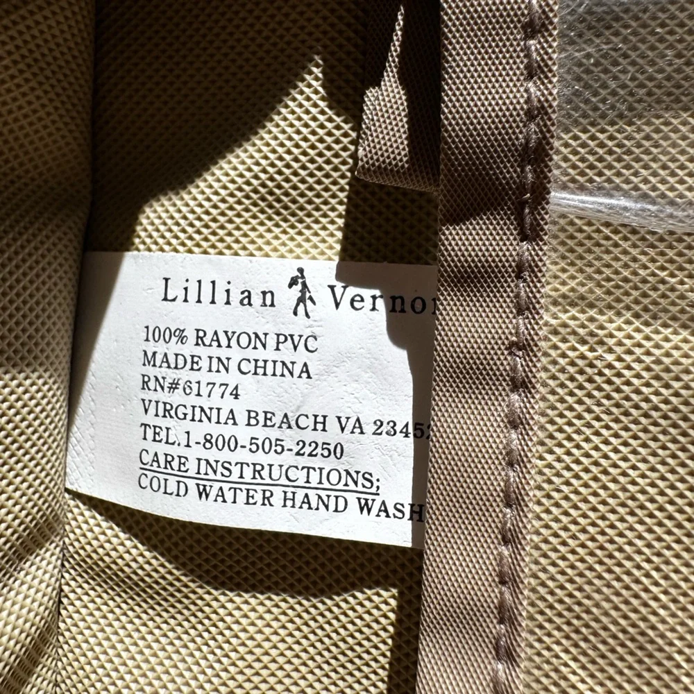 Durable Cream/Tan Shoe Bag